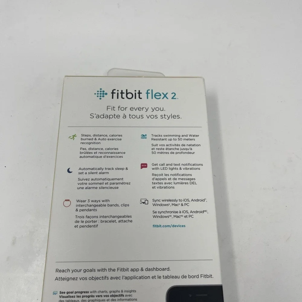 Fitbit Flex 2 Wireless Activity Tracker - Black Brand New Sealed